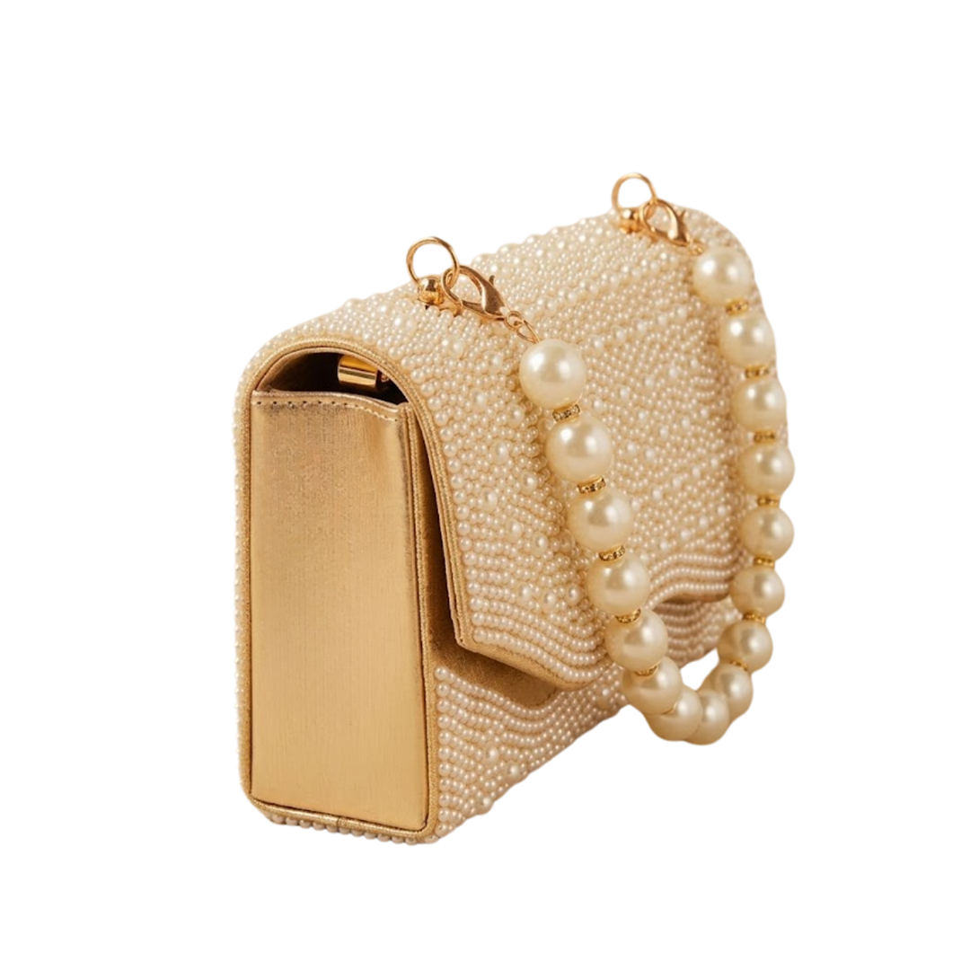 Pearl Studded Clutch